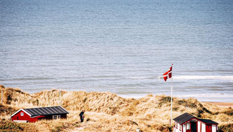 Tornby strand beach